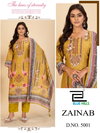 Zainab Vol 5 By Blue Hills Muslin Printed Kurti With Bottom Dupatta Exporters In India